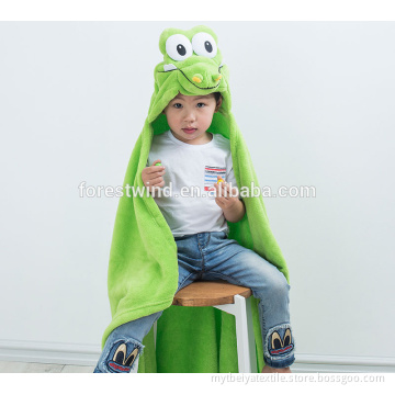100% cotton beach hooded towel ponchos pattern for baby